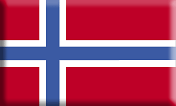 Bandiera Isole Svalbard e Jan Mayen .gif - Molto Grande e rialzata