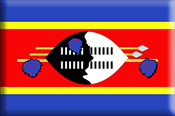 Bandera Suazilandia .gif - Extra Grande y realzada