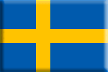 Bandiera Svezia .gif - Molto Grande e rialzata