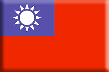 Bandiera Taiwan .gif - Molto Grande e rialzata