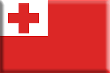 Bandiera Tonga .gif - Molto Grande e rialzata