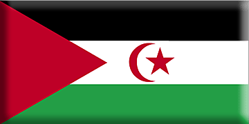 Bandiera Sahara Occidentale .gif - Molto Grande e rialzata