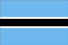 Bandiera Botswana .gif - Grande