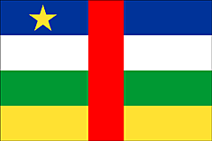 Bandiera Repubblica Centrafricana .gif - Grande