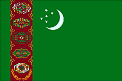 Bandiera Turkmenistan .gif - Grande
