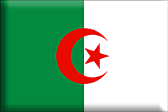 Bandiera Algeria .gif - Grande e rialzata