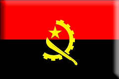 Bandiera Angola .gif - Grande e rialzata