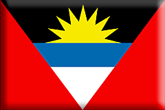 Bandiera Antigua e Barbuda .gif - Grande e rialzata