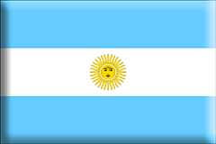Bandera Argentina .gif - Grande y realzada