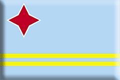 Bandera Aruba .gif - Grande y realzada