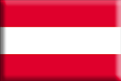 Bandiera Austria .gif - Grande e rialzata