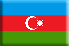 Bandiera Azerbaigian .gif - Grande e rialzata