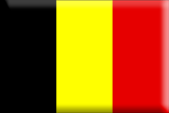 Bandiera Belgio .gif - Grande e rialzata