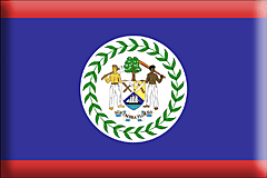 Bandiera Belize .gif - Grande e rialzata