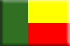 Bandiera Benin .gif - Grande e rialzata