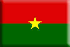 Bandiera Burkina Faso .gif - Grande e rialzata