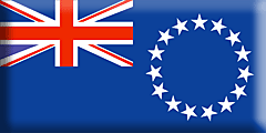 Bandiera Isole Cook .gif - Grande e rialzata