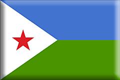 Bandiera Gibuti .gif - Grande e rialzata