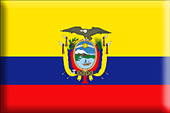 Bandiera Ecuador .gif - Grande e rialzata