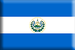 Bandiera El Salvador .gif - Grande e rialzata