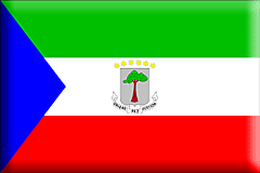 Bandiera Guinea equatoriale .gif - Grande e rialzata