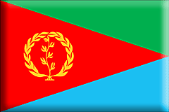 Bandiera Eritrea .gif - Grande e rialzata
