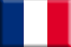 Bandiera Francia .gif - Grande e rialzata
