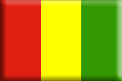 Bandiera Guinea .gif - Grande e rialzata