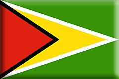 Bandiera Guyana .gif - Grande e rialzata