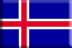 Bandiera Islanda .gif - Grande e rialzata