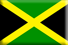 Bandiera Giamaica .gif - Grande e rialzata