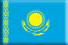 Bandiera Kazakistan .gif - Grande e rialzata