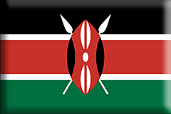 Bandiera Kenya .gif - Grande e rialzata
