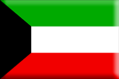 Bandiera Kuwait .gif - Grande e rialzata