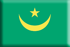 Bandiera Mauritania .gif - Grande e rialzata