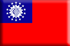 Bandiera Myanmar .gif - Grande e rialzata