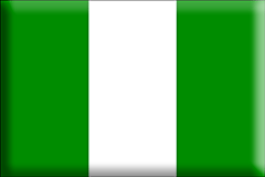 Bandiera Nigeria .gif - Grande e rialzata