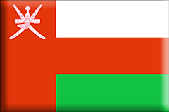 Bandiera Oman .gif - Grande e rialzata