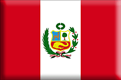 Bandiera Perù .gif - Grande e rialzata