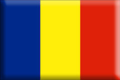 Bandiera Romania .gif - Grande e rialzata