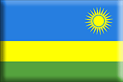 Bandera Ruanda .gif - Grande y realzada