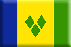 Bandera San Vicente y Granadinas .gif - Grande y realzada