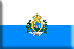 Bandera San Marino .gif - Grande y realzada