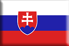 Bandiera Slovacchia .gif - Grande e rialzata