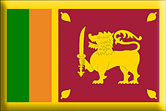 Bandiera Sri Lanka .gif - Grande e rialzata