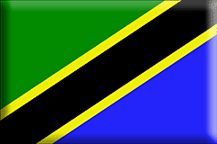 Bandiera Tanzania .gif - Grande e rialzata