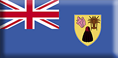 Bandiera Isole Turks e Caicos .gif - Grande e rialzata