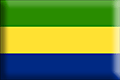 Bandiera Gabon .gif - Media e rialzata