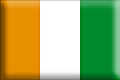 Bandiera Costa d'Avorio .gif - Media e rialzata