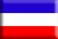 Bandiera Serbia e Montenegro .gif - Media e rialzata